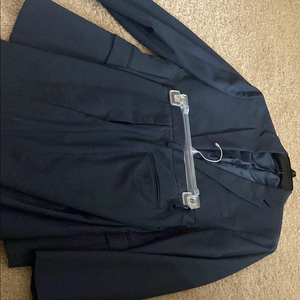 Banana Republic Blue Tailored Suit Jacket